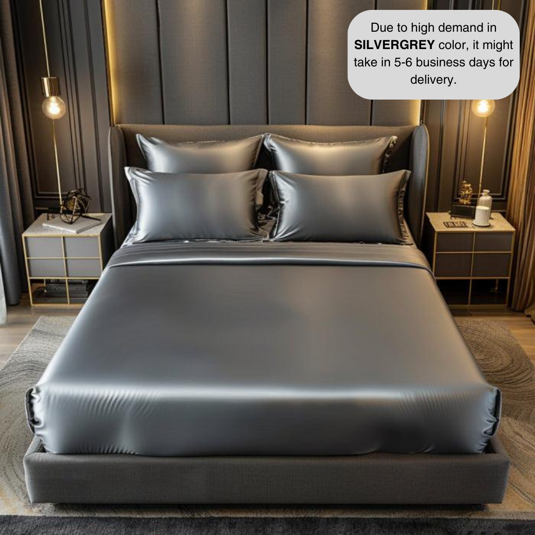 Satin Blanket with 2 Pillow Covers