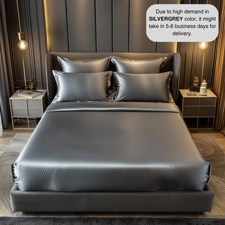 Satin Blanket with 2 Pillow Covers