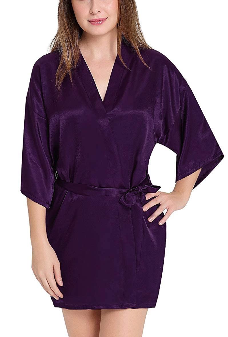 Satin Robe and Pillowcover Bundle