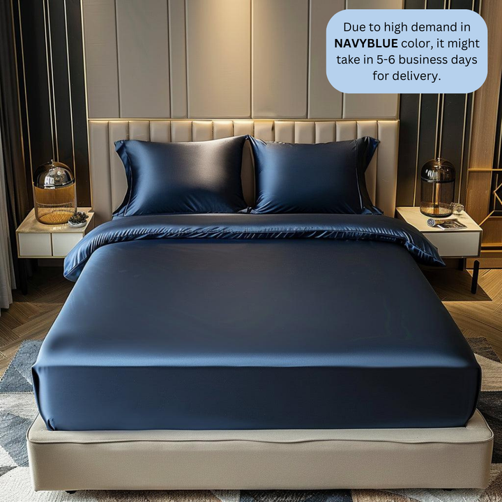 Satin Blanket with 2 Pillow Covers