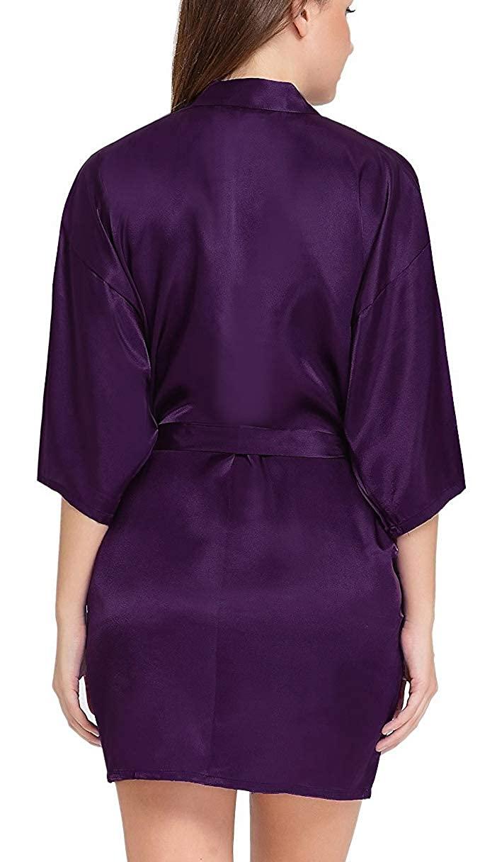 Satin Robe and Pillowcover Bundle