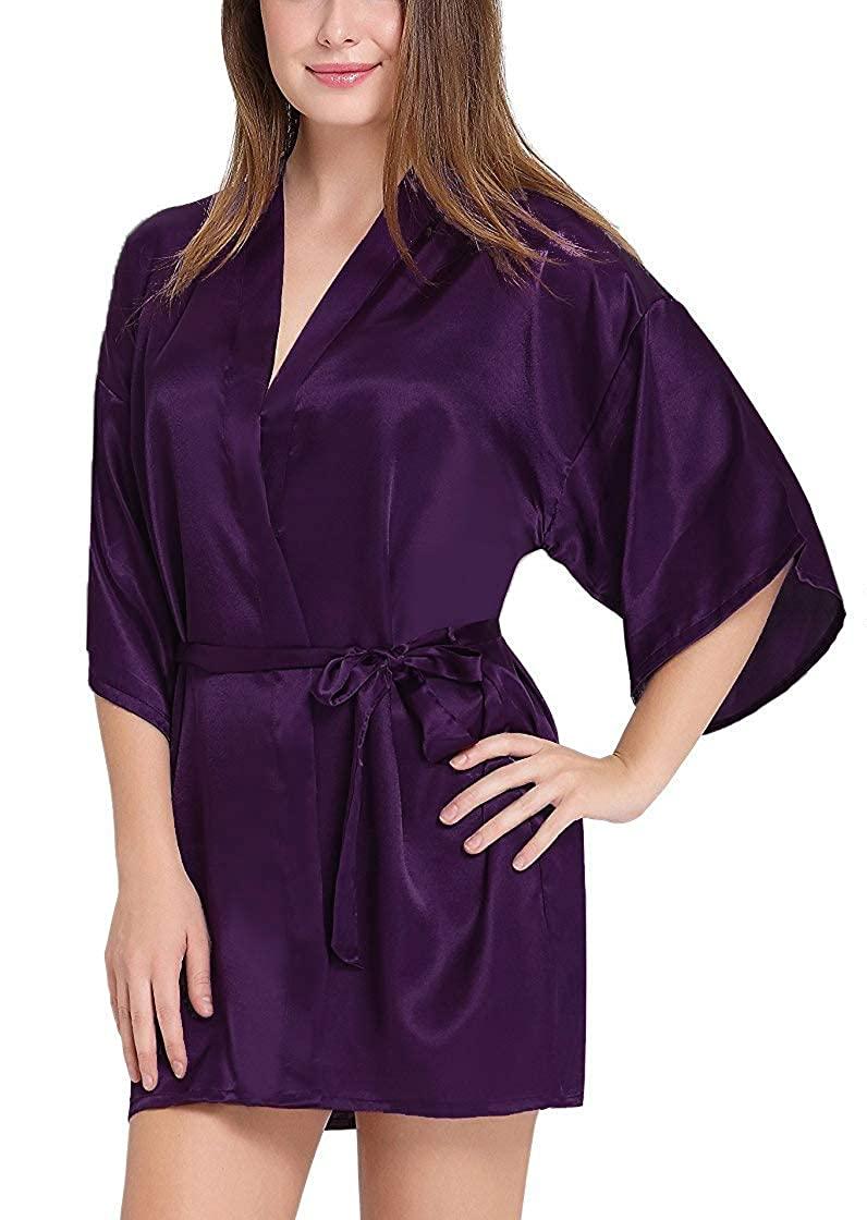 Satin Robe and Pillowcover Bundle