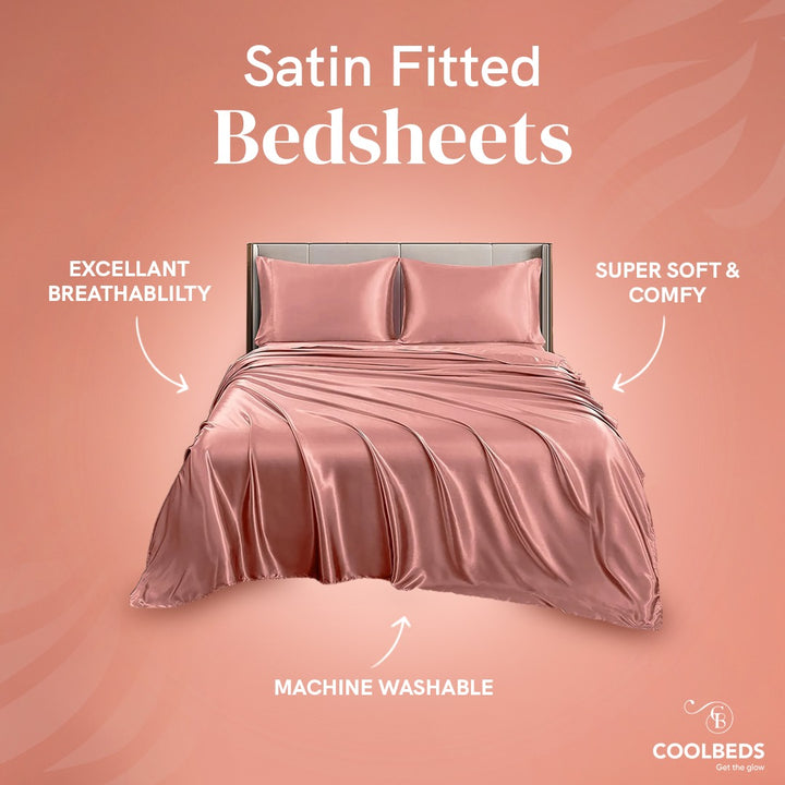 Satin Blanket with 2 Pillow Covers