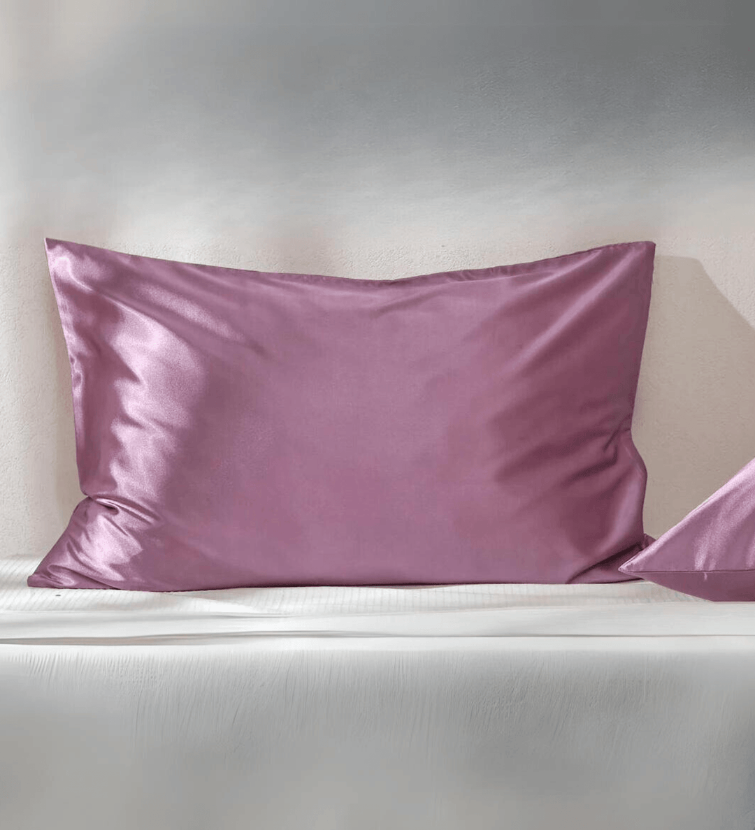 2 Satin Pillow Covers + 1 Satin Eye mask + 3 Satin Scrunchies (Satin Bundle)