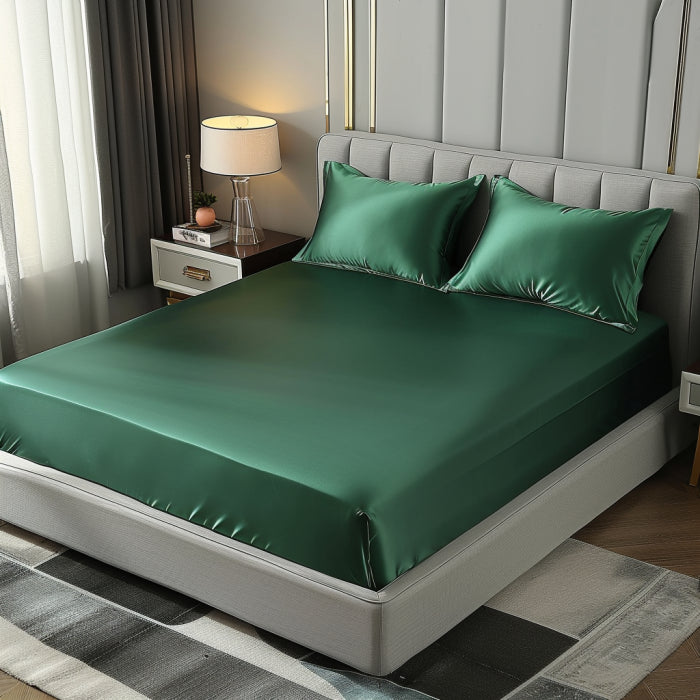Satin Blanket with 2 Pillow Covers