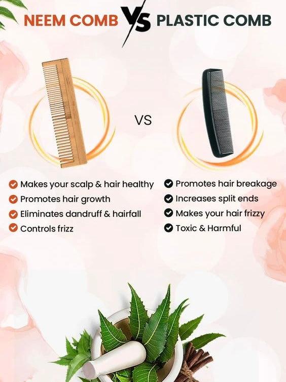 Organic Pure Neem Wood Comb