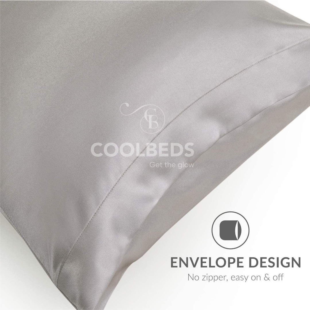 Satin Pillow Covers 2  with 3 Satin Scrunchies