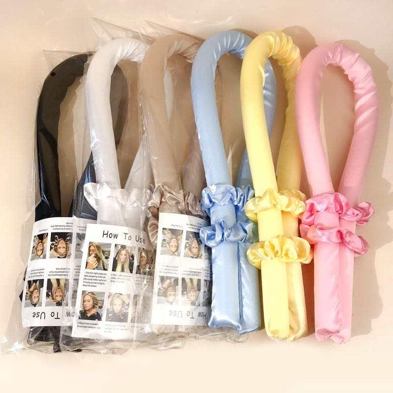 Satin Heatless Curling Set