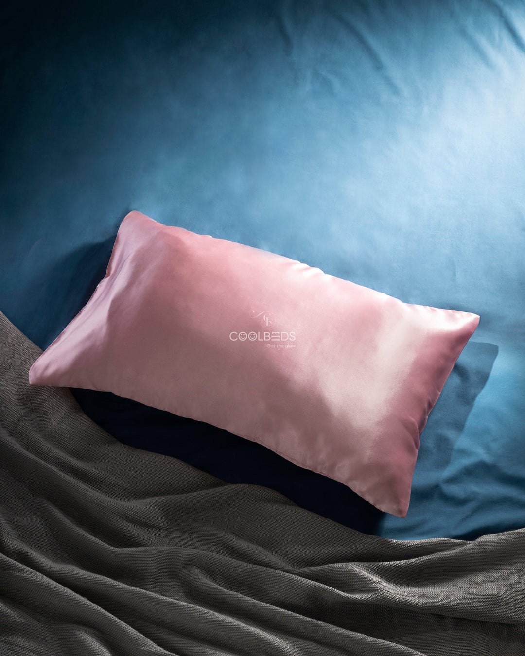 Satin Pillow Covers 2  with 3 Satin Scrunchies
