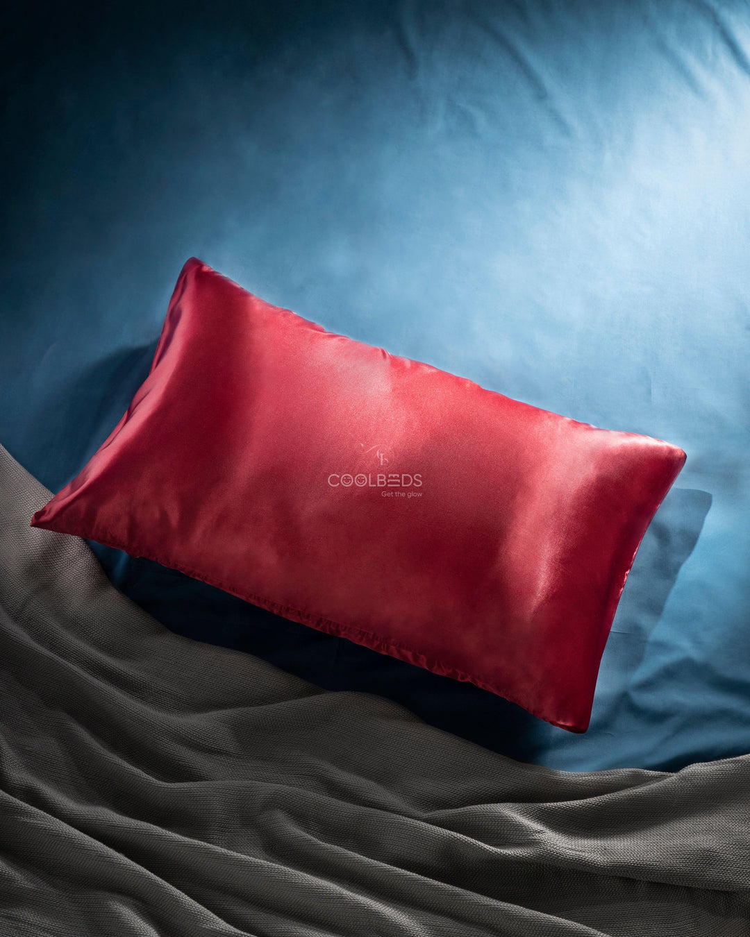 Satin Pillow Covers 2  with 3 Satin Scrunchies
