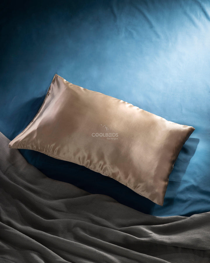 Satin Pillow Covers 2  with 3 Satin Scrunchies