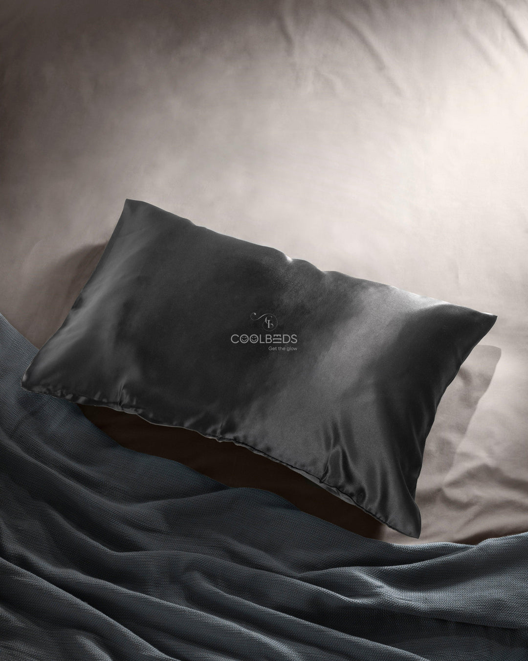 Satin Pillow Covers 2  with 3 Satin Scrunchies