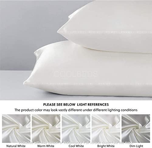 Satin Pillow Covers 2  with 3 Satin Scrunchies