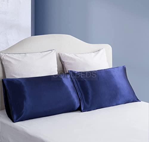 Satin Pillow Covers 2  with 3 Satin Scrunchies