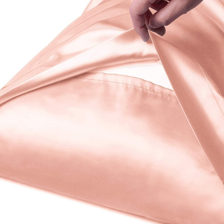 Satin Pillow Covers 2  with 3 Satin Scrunchies