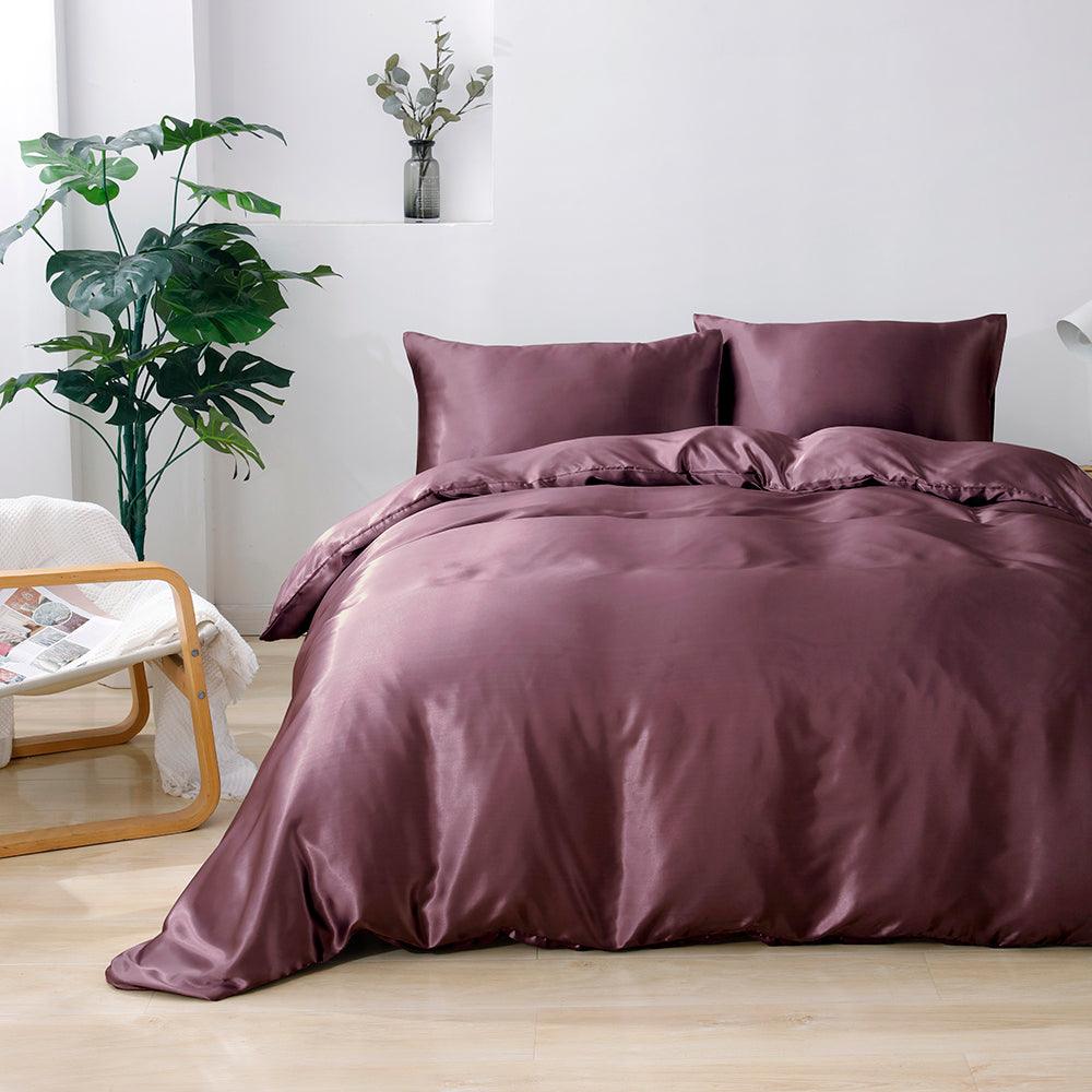 Satin comforter on sale