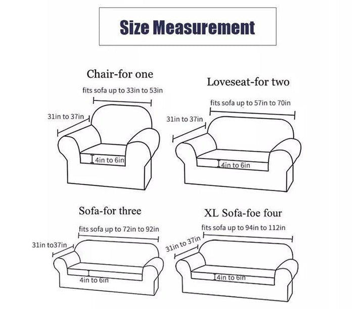 100% Waterproof  Elastic Sofa Cover