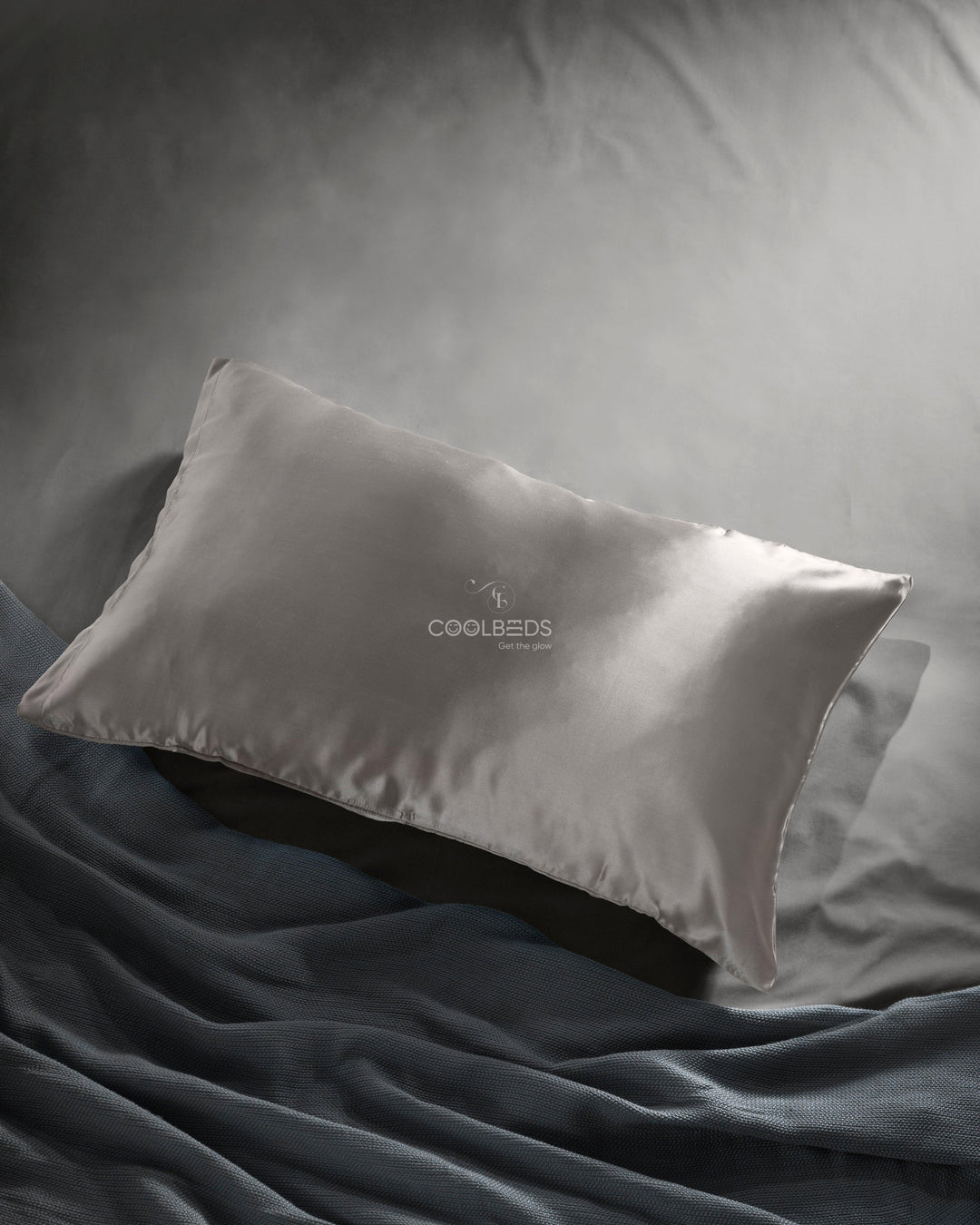 Satin Pillow Covers 2  with 3 Satin Scrunchies