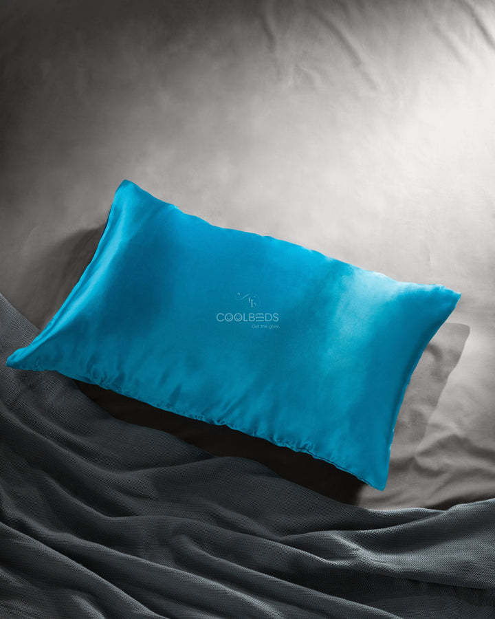 Satin Pillow Covers 2  with 3 Satin Scrunchies