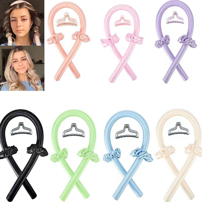 Satin Heatless Curling Set