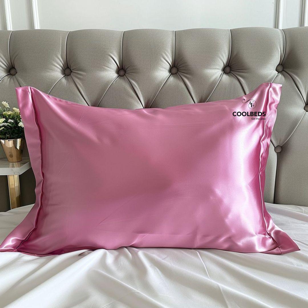 2 Satin Pillow Covers  with 3 Satin Scrunchies