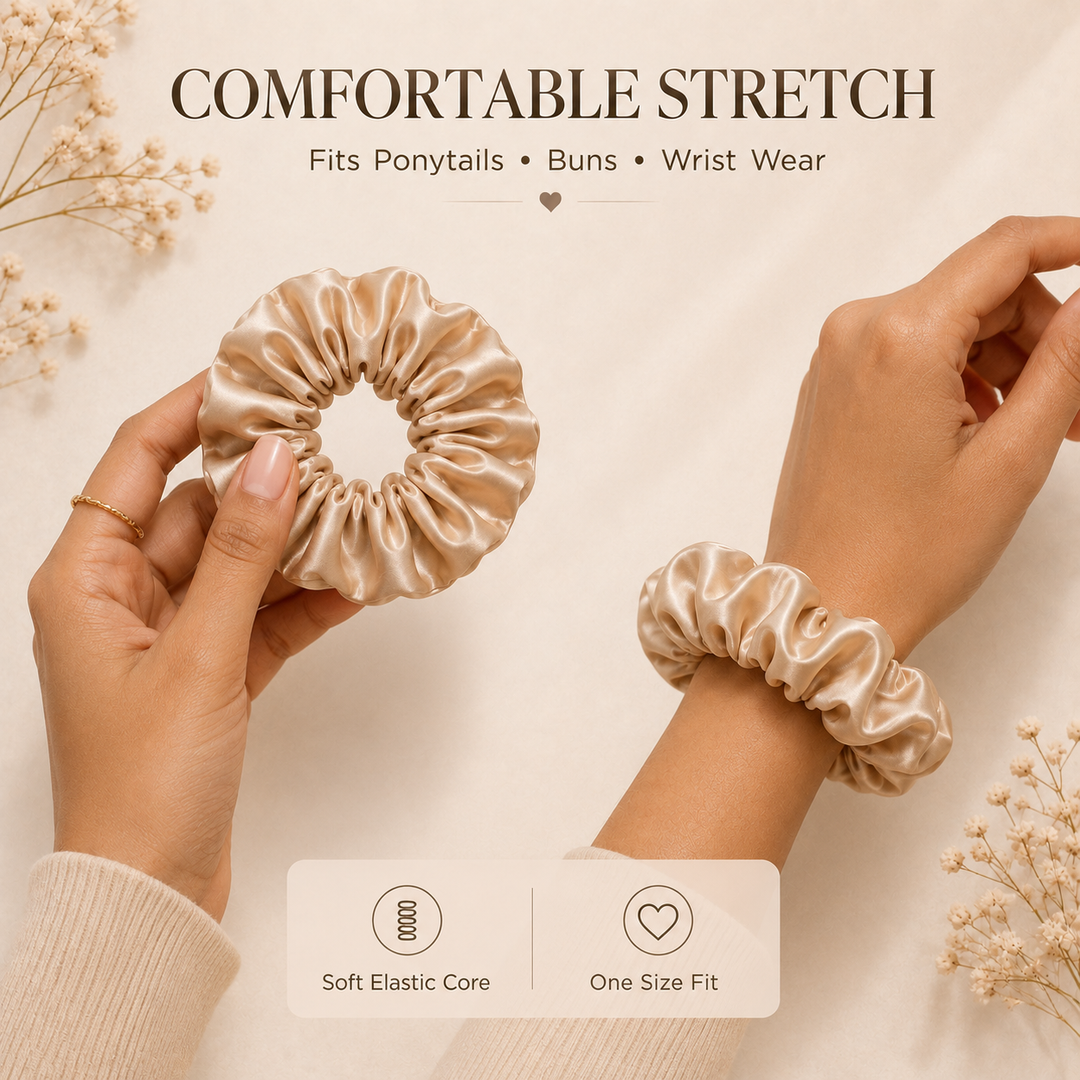 Silky Scrunchies 10 pack