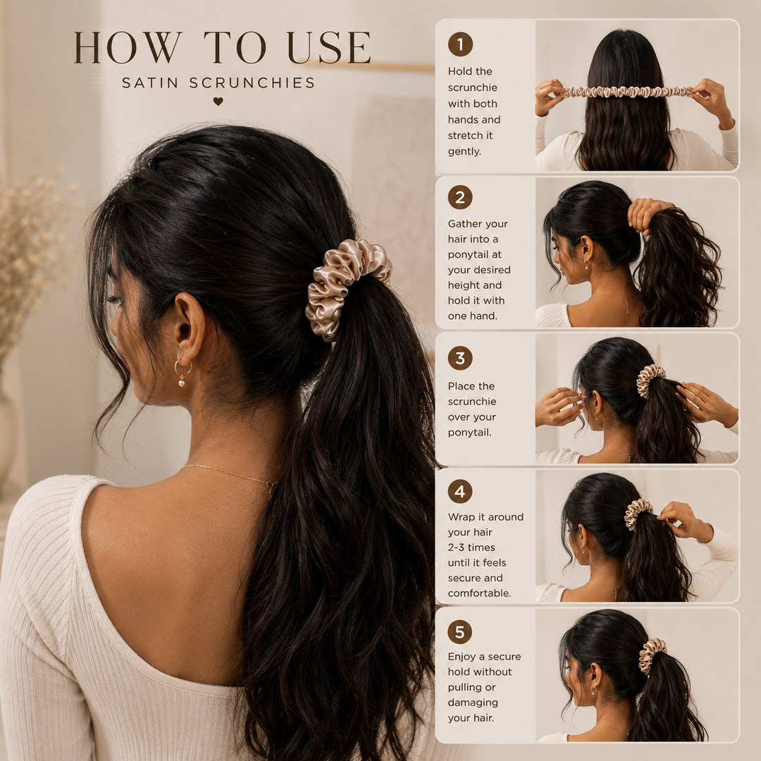 Silky Scrunchies 10 pack
