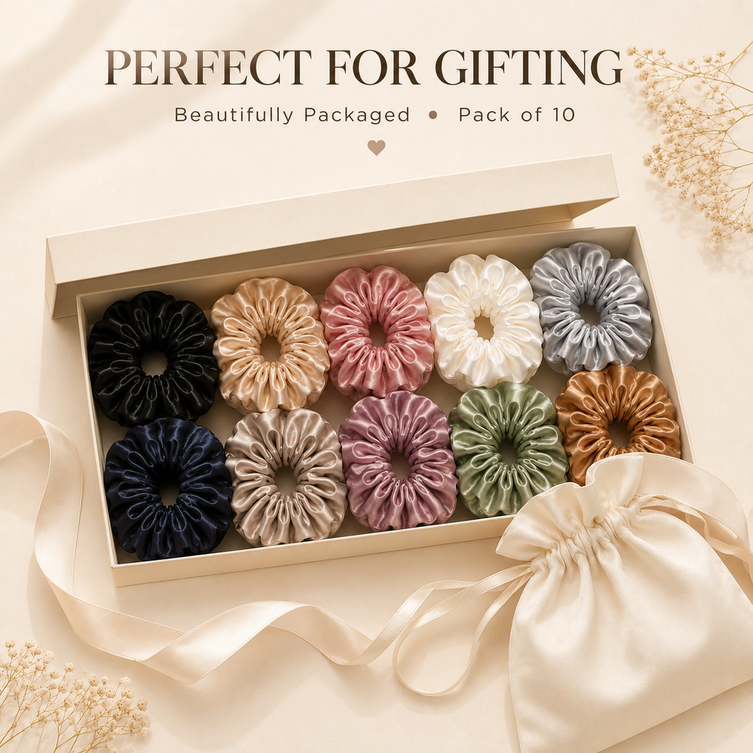 Silky Scrunchies 10 pack