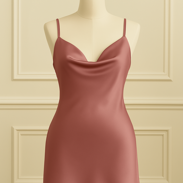 Satin Mini Slip Dress