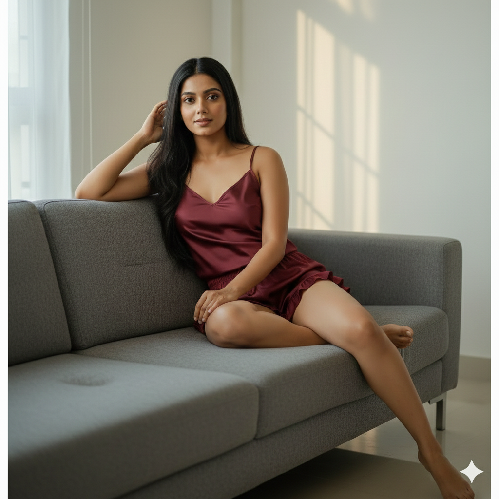 Silky Slip and Shorts Set