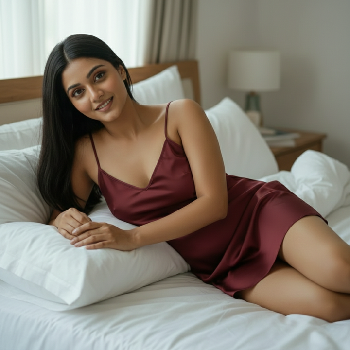 Silky Mini Slip Dress