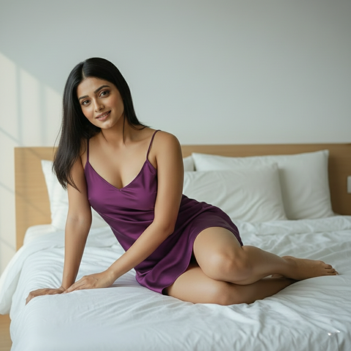 Silky Mini Slip Dress